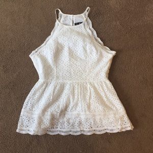 Lulus eyelet tank top size S